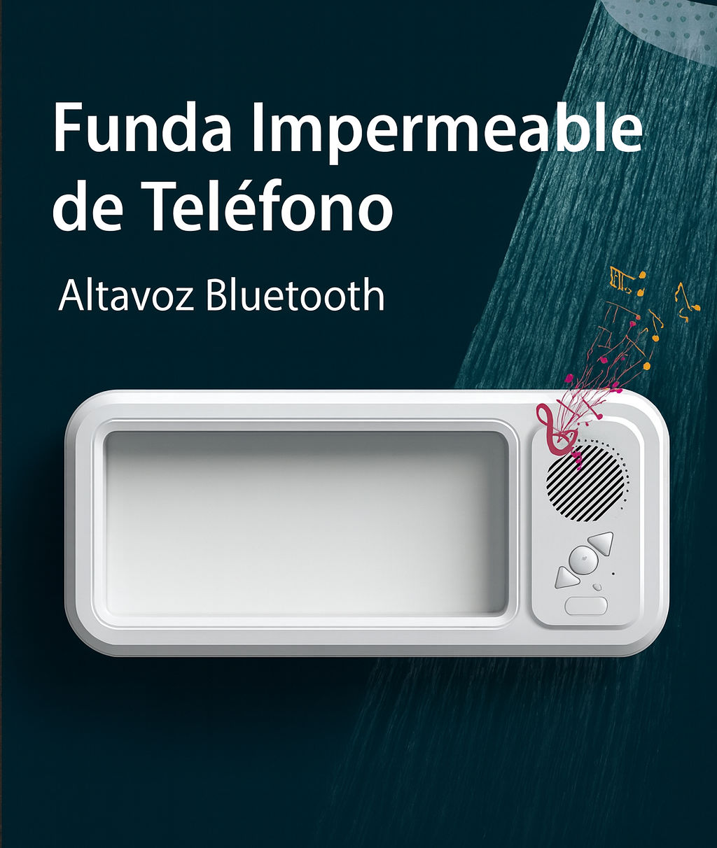 Waterproof Phone Holder con Altavoz Bluetooth | HydroBox Case