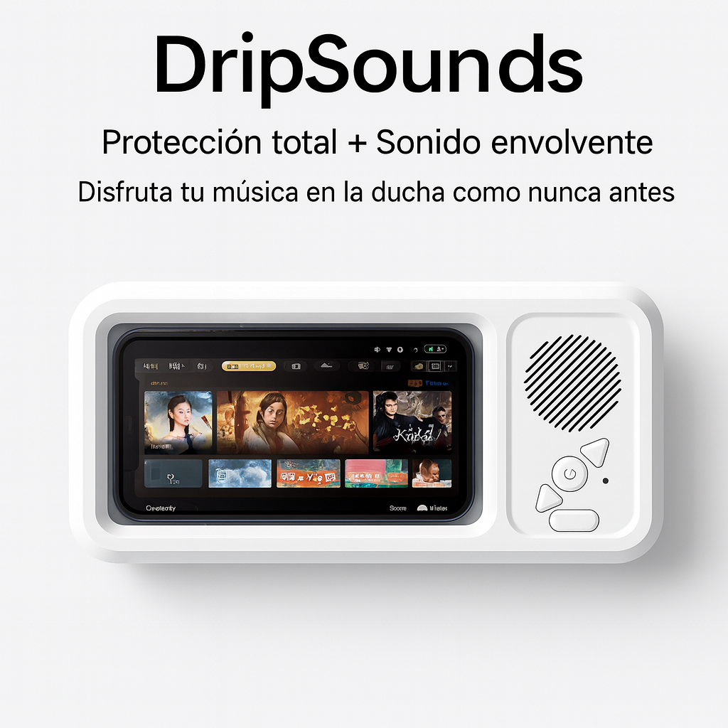 Waterproof Phone Holder con Altavoz Bluetooth | HydroBox Case