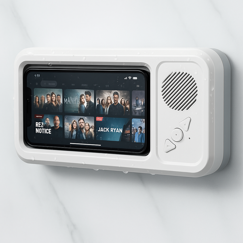 Waterproof Phone Holder con Altavoz Bluetooth | HydroBox Case
